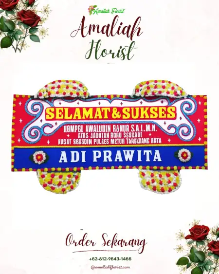 Papan Bunga Ucapan Selamat Jambearjo